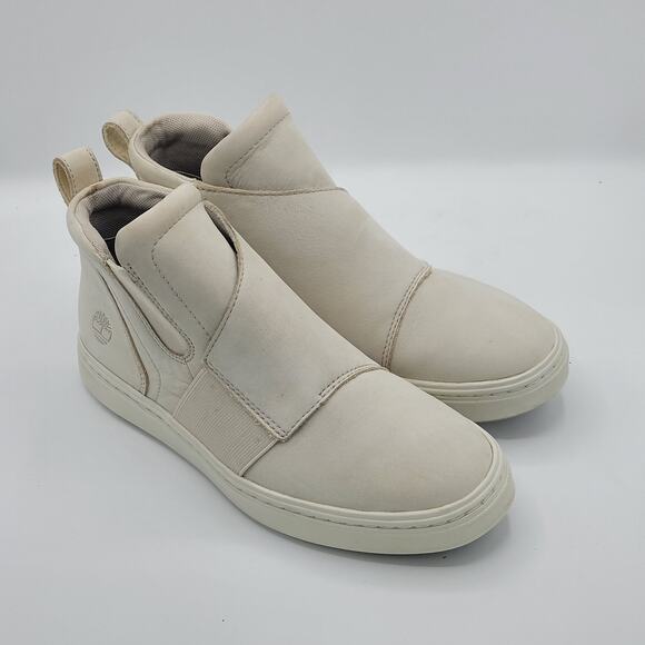 Timberland Londyn Chelsea Boots beige women's size 7 suede - Picture 2 of 10